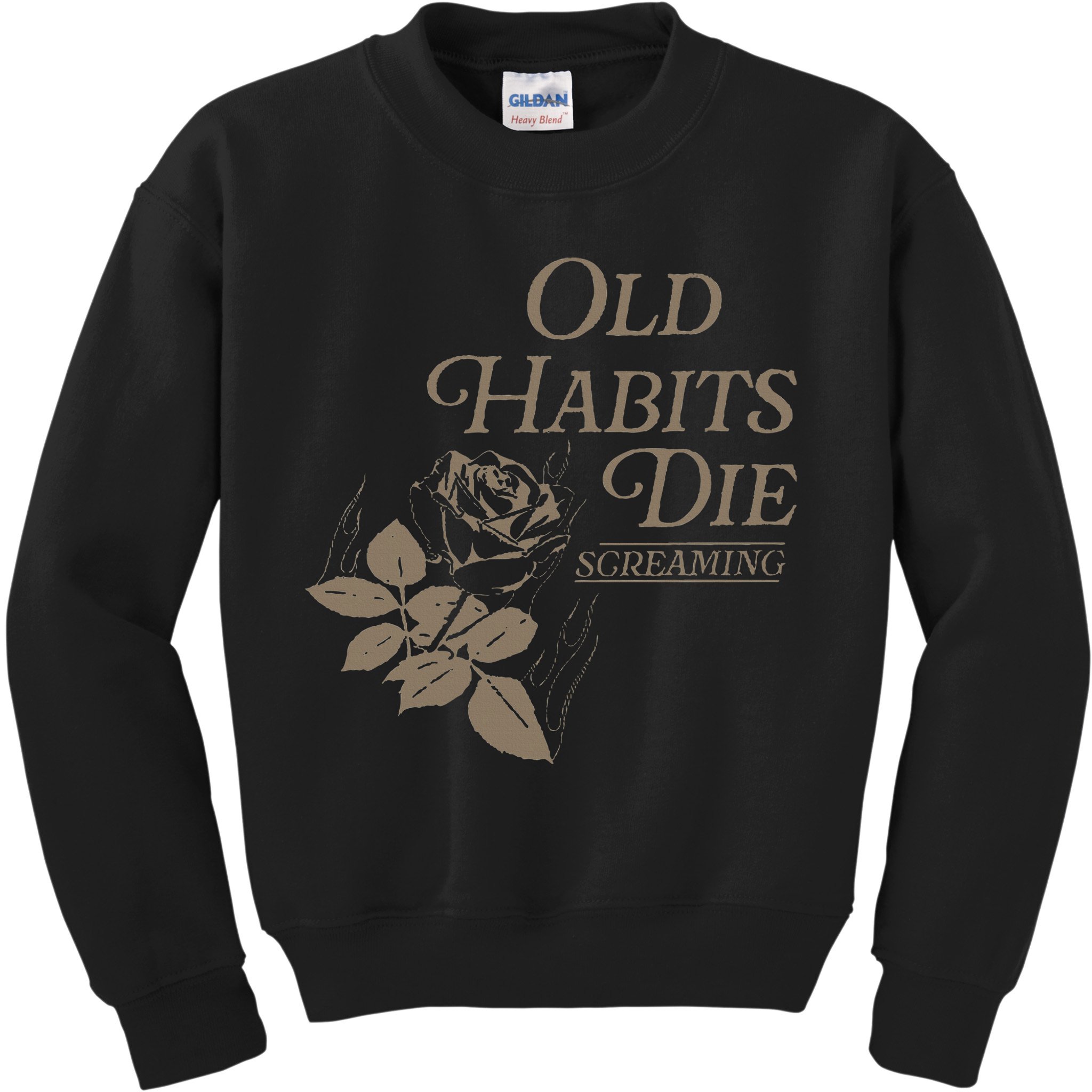 Old Habits Die Screaming Kids Sweatshirt