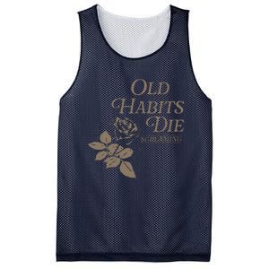 Old Habits Die Screaming Mesh Reversible Basketball Jersey Tank