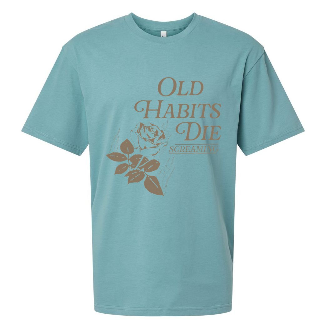 Old Habits Die Screaming Sueded Cloud Jersey T-Shirt