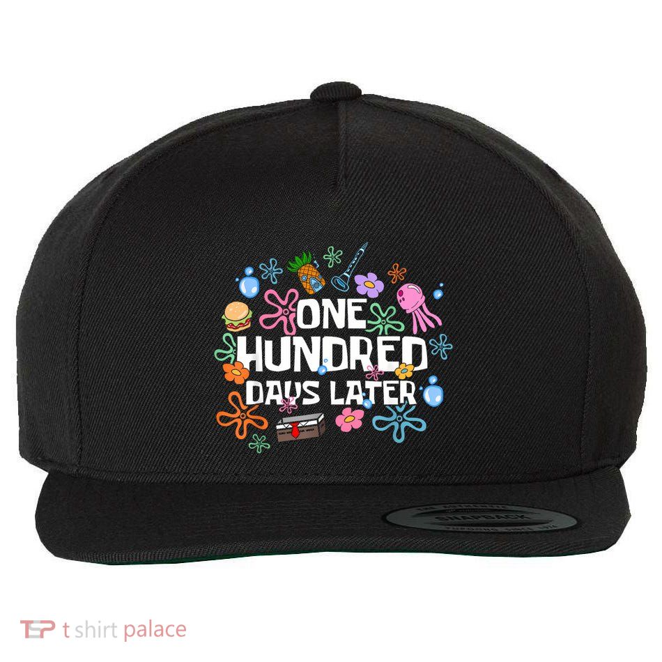 One Hundred Days Later 100th Day Of School Teacher Or Pupil Wool Snapback Cap