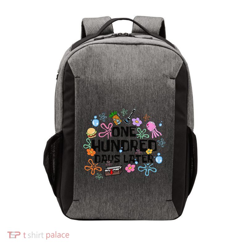One Hundred Days Later 100th Day Of School Teacher Or Pupil Vector Backpack