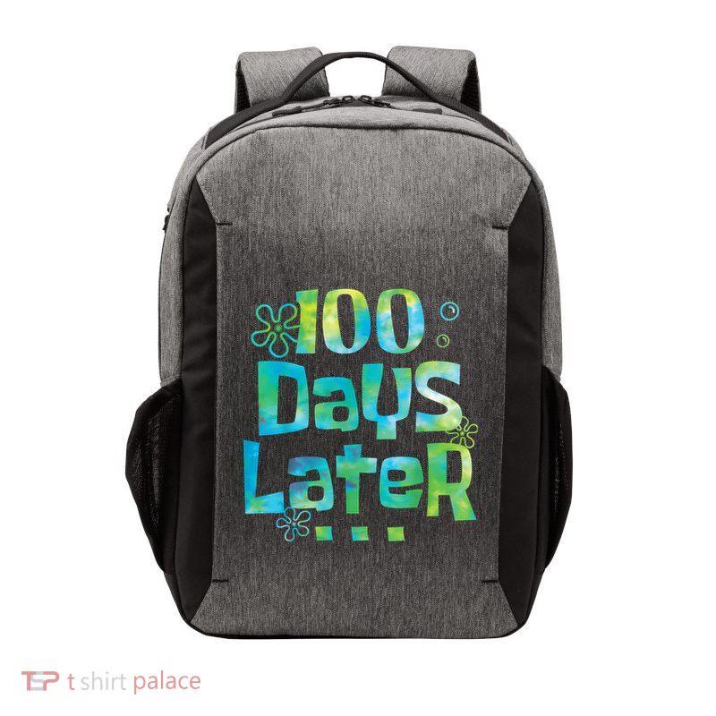 One Hundred Days Later 100th Day Of School Teacher Or Pupil Vector Backpack