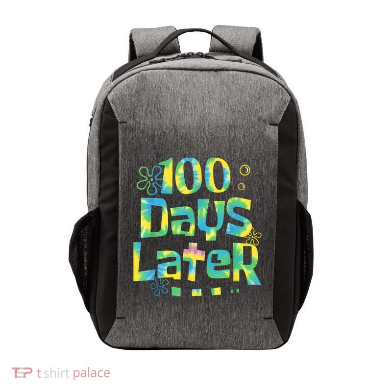 One Hundred Days Later 100th Day Of School Teacher Or Pupil Vector Backpack
