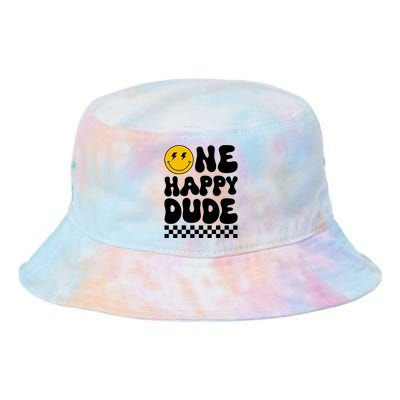 One Happy Dude Groovy 1st Birthday Party Family Matching Tie Dye Newport Bucket Hat