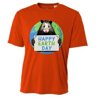 Opossum Happy Earth Day Lovers Funny Possum Gift Cooling Performance Crew T-Shirt