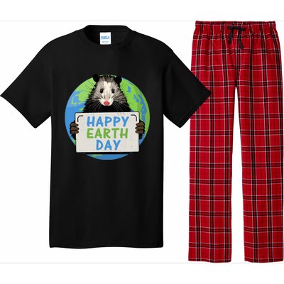 Opossum Happy Earth Day Lovers Funny Possum Gift Pajama Set