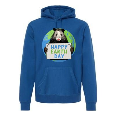 Opossum Happy Earth Day Lovers Funny Possum Gift Premium Hoodie