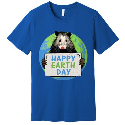 Opossum Happy Earth Day Lovers Funny Possum Gift Premium T-Shirt