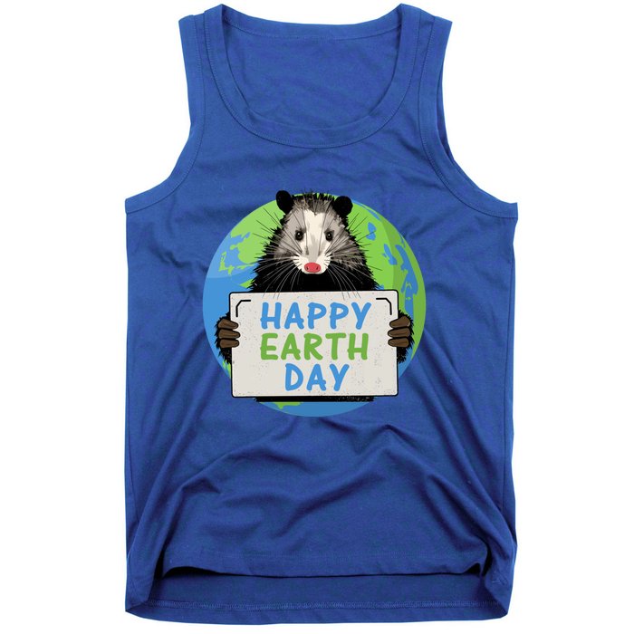 Opossum Happy Earth Day Lovers Funny Possum Gift Tank Top