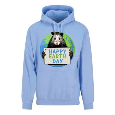 Opossum Happy Earth Day Lovers Funny Possum Gift Unisex Surf Hoodie