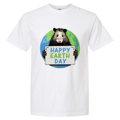 Opossum Happy Earth Day Lovers Funny Possum Gift Garment-Dyed Heavyweight T-Shirt