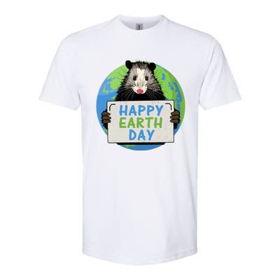 Opossum Happy Earth Day Lovers Funny Possum Gift Softstyle CVC T-Shirt