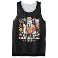 Old Hippies For Harris Waltz 2024 Election Kamala Harris Mesh Reversible Basketball Jersey Tank