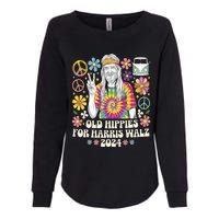 Old Hippies For Harris Waltz 2024 Election Kamala Harris Womens California Wash Sweatshirt