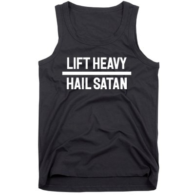 Old Hag Fashion Lift Heavy H.A.I.L S.A.T.A.N Tank Top