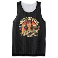 Old Hippies For Harris Waltz 2024 Election Kamala Harris Mesh Reversible Basketball Jersey Tank