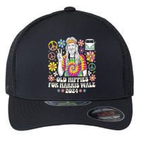 Old Hippies For Harris Waltz 2024 Flexfit Unipanel Trucker Cap