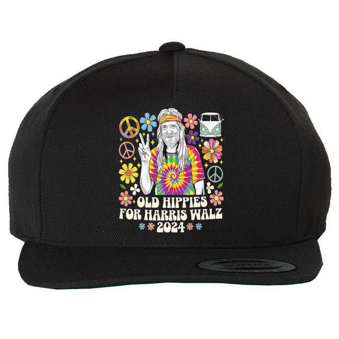 Old Hippies For Harris Waltz 2024 Wool Snapback Cap