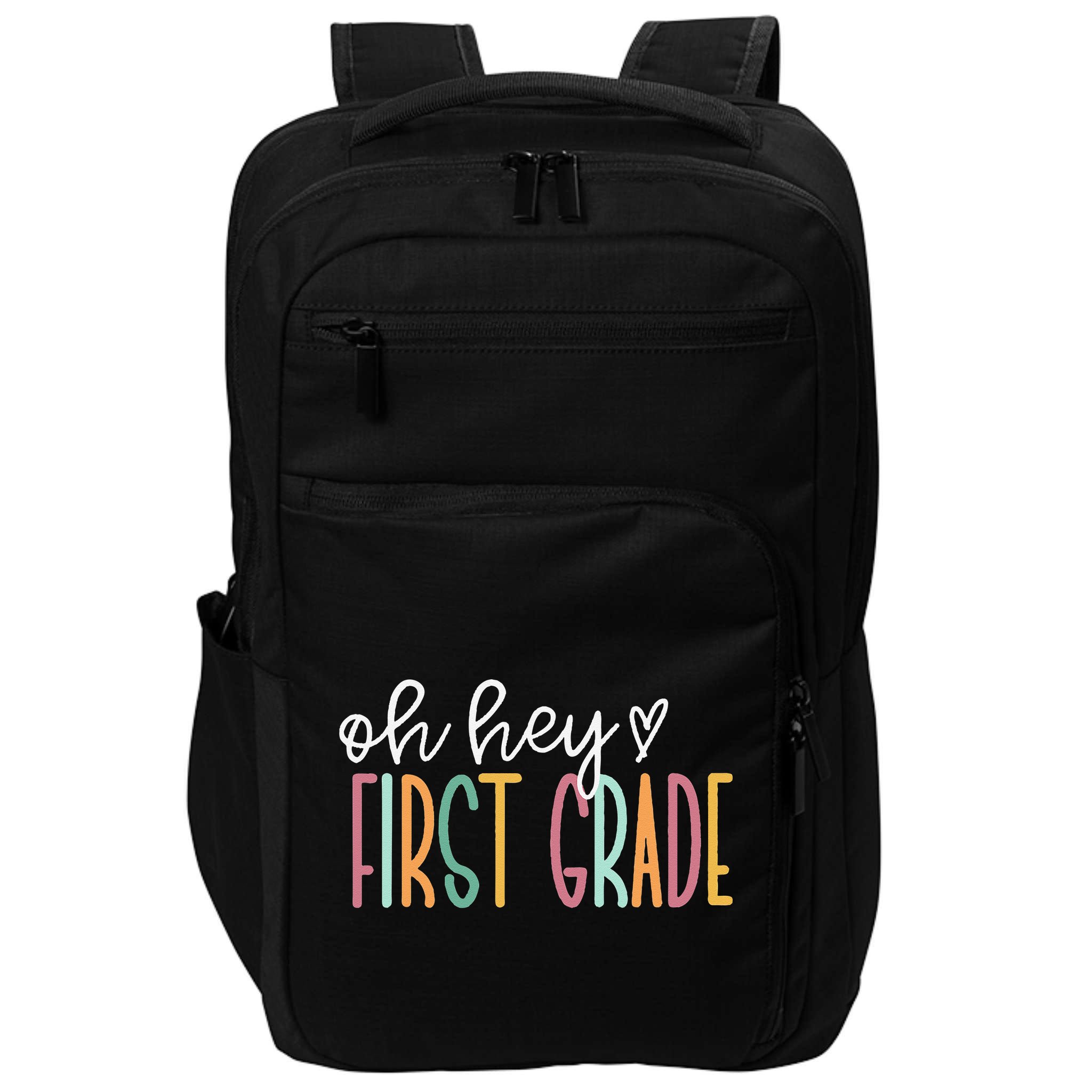 Oh Hey First Grade Cute 1st Grade Team Impact Tech Backpack