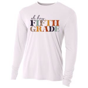 Oh Hey Fifth Grade Back to School For Teachers And Students Cooling Performance Long Sleeve Crew