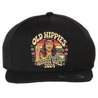 Old Hippies For Harris Waltz 2024 Election Kamala Harris Wool Snapback Cap