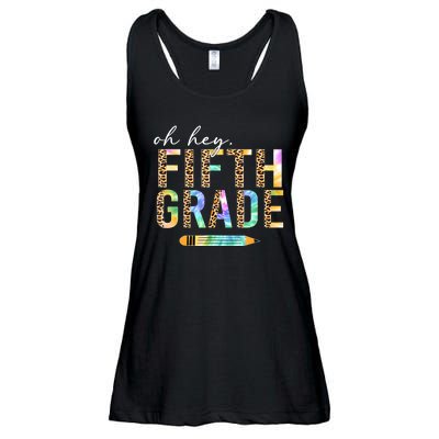 Oh Hey Fifth Grade Back To School Students 5th Grade Teacher Ladies Essential Flowy Tank