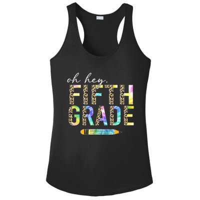 Oh Hey Fifth Grade Back to School Students 5th Grade Teacher Ladies PosiCharge Competitor Racerback Tank