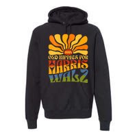 Old Hippies For Harris Walz 2024 Election Kamala Harris Premium Hoodie