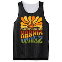 Old Hippies For Harris Walz 2024 Election Kamala Harris Mesh Reversible Basketball Jersey Tank