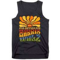 Old Hippies For Harris Walz 2024 Election Kamala Harris Tank Top