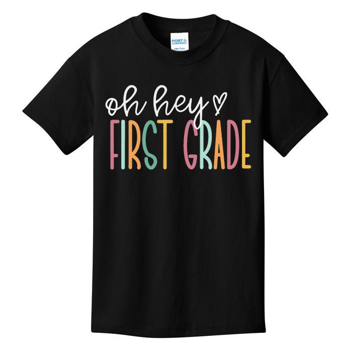 Oh Hey First Grade Cute 1st Grade Team Kids T-Shirt