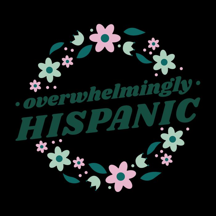 Overwhelmingly Hispanic Floral Cooling Performance Crew T-Shirt