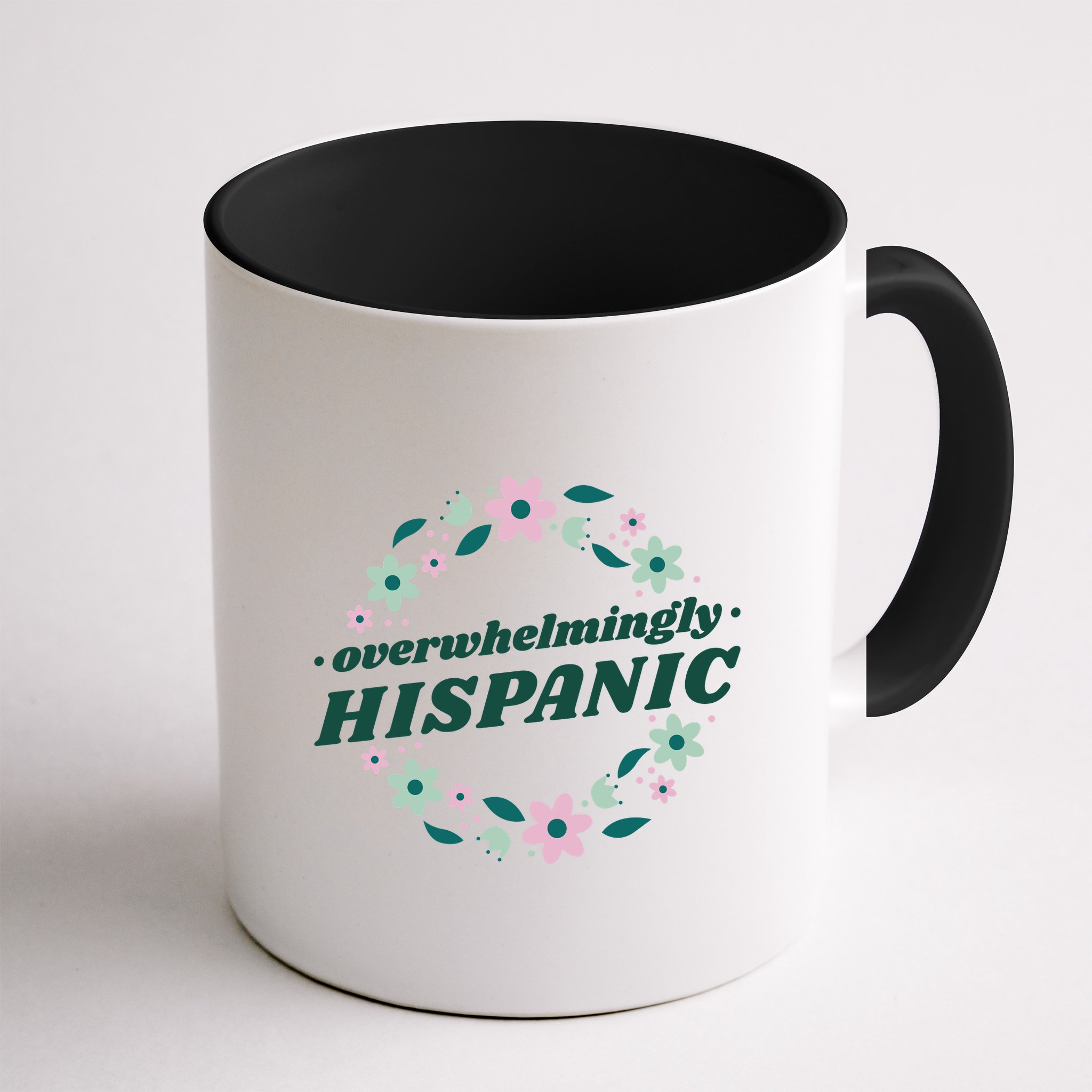 Overwhelmingly Hispanic Floral Mug