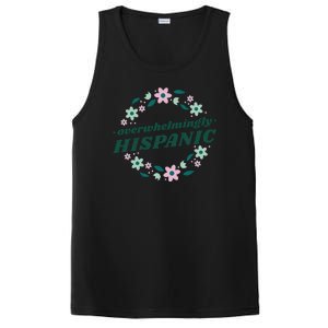 Overwhelmingly Hispanic Floral PosiCharge Competitor Tank