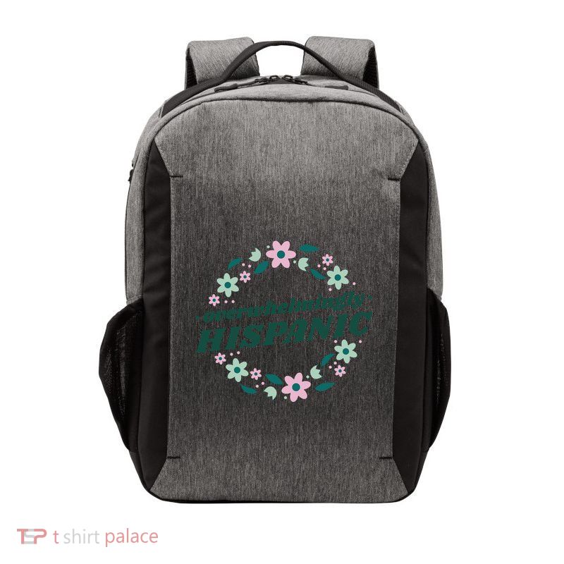 Overwhelmingly Hispanic Floral Vector Backpack