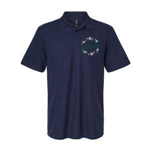 Overwhelmingly Hispanic Floral Softstyle Adult Sport Polo