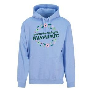 Overwhelmingly Hispanic Floral Unisex Surf Hoodie