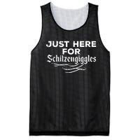 Oktoberfest Here For Schitzengiggles Funny German Mesh Reversible Basketball Jersey Tank