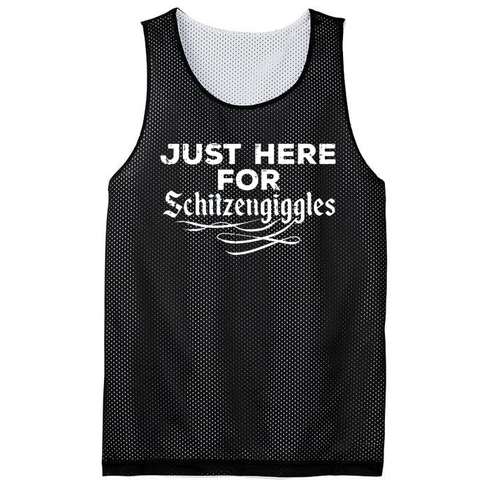 Oktoberfest Here For Schitzengiggles Funny German Mesh Reversible Basketball Jersey Tank