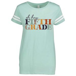 Oh Hey Fifth Grade Back to School For Teachers And Students Enza Ladies Jersey Football T-Shirt