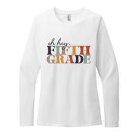 Oh Hey Fifth Grade Back to School For Teachers And Students Womens CVC Long Sleeve Shirt