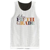 Oh Hey Fifth Grade Back to School For Teachers And Students Mesh Reversible Basketball Jersey Tank