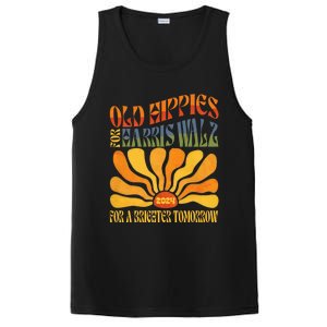 Old Hippies For Harris Waltz 2024 Election Kamala Harris PosiCharge Competitor Tank