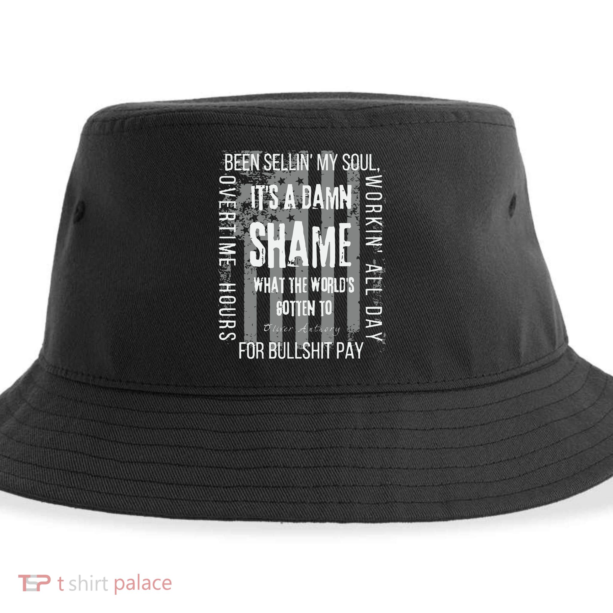 Overtime Hours For Bullshit Pay I Wanna Go Home Sustainable Bucket Hat