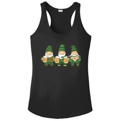 Oktoberfest Holiday Gnomes Ladies PosiCharge Competitor Racerback Tank