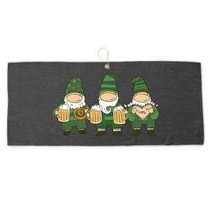 Oktoberfest Holiday Gnomes Large Microfiber Waffle Golf Towel