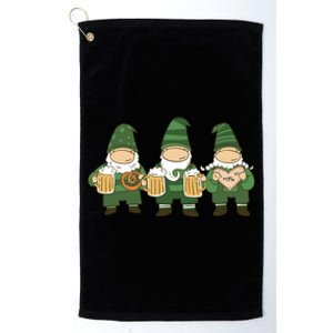 Oktoberfest Holiday Gnomes Platinum Collection Golf Towel