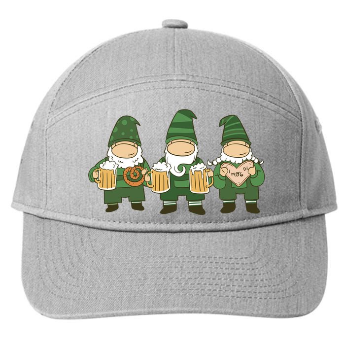 Oktoberfest Holiday Gnomes 7-Panel Snapback Hat