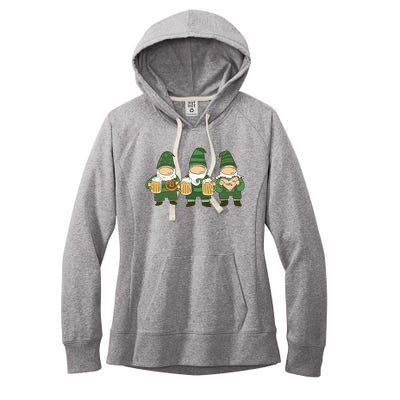 Oktoberfest Holiday Gnomes Women's Fleece Hoodie