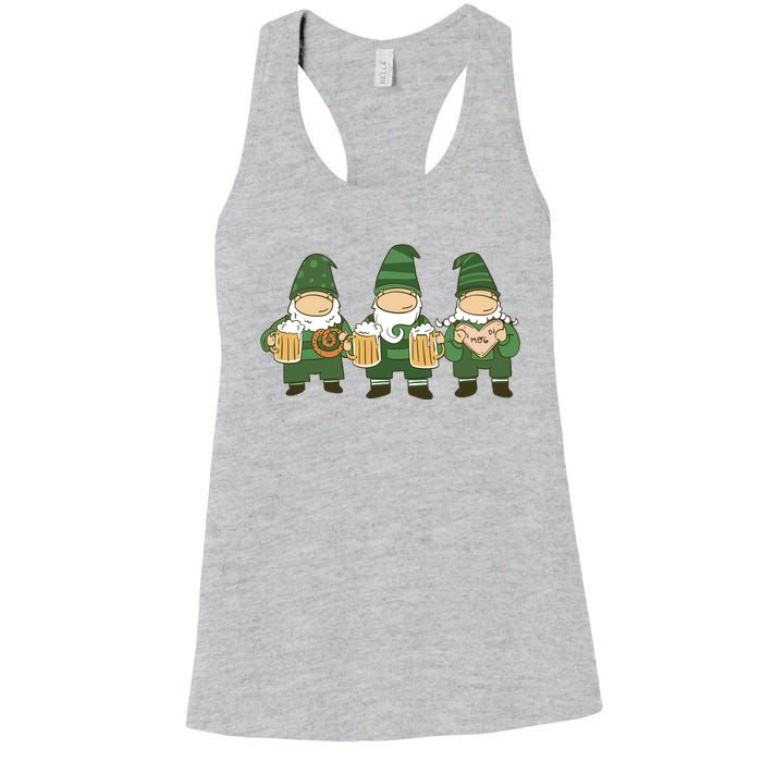 Oktoberfest Holiday Gnomes Women's Racerback Tank